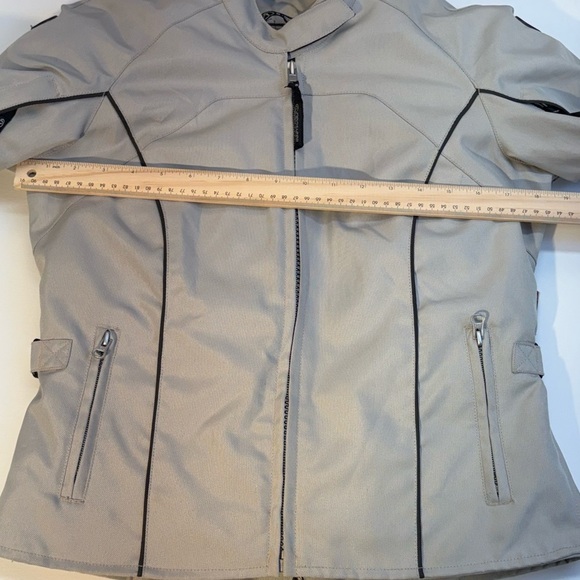 Fieldsheer Armored Motorcycle Jacket Womens 6 Textile w/ Liner Vented - Picture 4 of 9